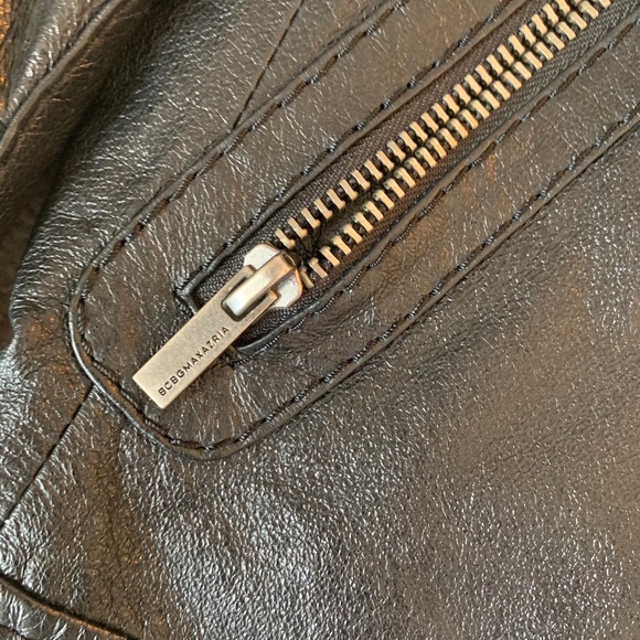 BCBG Leather lightweight jacket - Picture 4 of 5